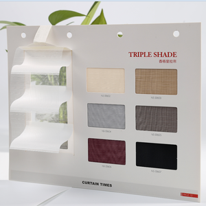 ม่านม้วนไฟฟ้าแนวตั้งแบบเรียบ โปร่งแสง กรองแสง กันแสงยูวี สำหรับหน้าต่างแบบชองกรีลา - Product Image 3