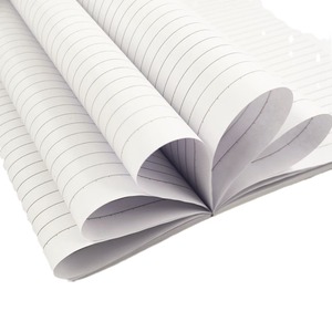 Cuaderno B5 de 80 hojas, rayado, con cubierta laminada, encuadernación inalámbrica, para escribir y componer. - Product Image 3
