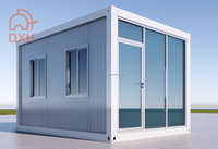 Mini-maison conteneur préfabriquée personnalisée, démontable, écologique et moderne, disponible en 20ft, 10ft, 15ft, pour un logement mobile et portable.
