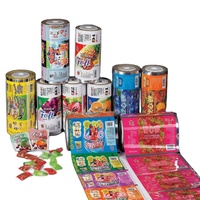 Rouleau d'emballage alimentaire flexible laminé scellé à chaud film de stock emballage automatique feuille d'aluminium en plastique dimensions souples ISO personnalisées