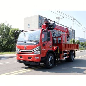Dongfeng D7 4*2 Truck Mounted Crane with 7 Ton 5-section Straight Boom Crane, Heavy Lifting for Oversized <b>Cargo</b> Transportation - Product Image 4
