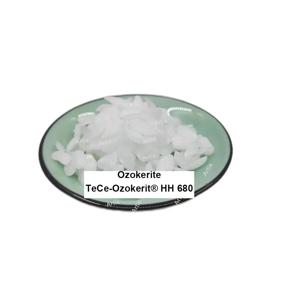 คุณภาพสูง Ozokerite TeCe-Ozokerit HH 680 วัตถุดิบเครื่องสําอางสําหรับครีมแท่งมาสคาร่า syndet สบู่ล้างมือวาง
