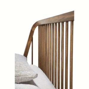 Cama Individual/Doble de Madera Maciza de Abedul Estilo Americano con Acabado Negro, Cama de Princesa para Niña, Tallada a Mano, Estilo Europeo - Product Image 5