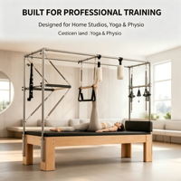 Table de Trapeze en Bois AUGER pour Pilates Commercial, Reformer Cadillac, Équipement de Fitness Professionnel pour Studio