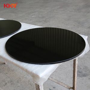 Nhà Hàng Nhựa Resin Đá Acrylic Rắn Bề Mặt Cafe Bảng Tops Nhà Hàng Bàn Ăn - Product Image 1