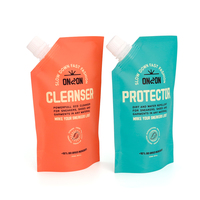 Pochette à bec verseur personnalisée et recyclable pour l'emballage de liquides (détergent, jus, sauce ou boisson chimique)