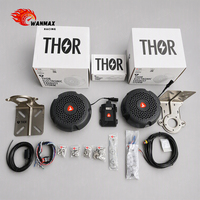 Système d'échappement électronique universel en acier inoxydable THOR Performance Sound Enhancer Pro avec deux haut-parleurs et contrôleur APP