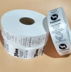 Benutzer definierte Patches Parches Bügeln auf Plus Size Tag Roll Form wasch bare Kleidungs etiketten gewebtes Etikett für Kleidung