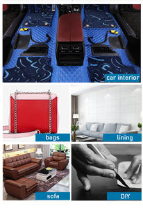 Tapicería de Respaldo de Red de Textura Dividida 3D, Impermeable, 160 Ancho, Cuero Sintético de PVC para Muebles, Bolsa, Equipaje, <span class=keywords><strong>Silla</strong></span> de <span class=keywords><strong>Coche</strong></span> - Product Image 6