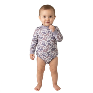 Combinaison bébé Longlv à col roulé sans manches, imprimée, en coton doux et respirant, unisexe, décontractée, avec couvre-pieds, pour l'été - Product Image 3