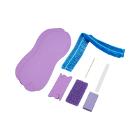 Kit pédicure jetable, kit de manucure jetable 3 en 1, kits de pédicure, 50 pièces