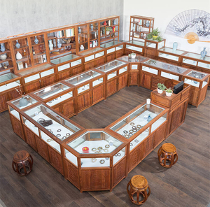 Artworld hiển thị kính showroom phim Mall <span class=keywords><strong>kiosk</strong></span> thiết kế ý tưởng trang sức hiển thị trường hợp với ánh sáng đồ trang sức hiện đại <span class=keywords><strong>kiosk</strong></span> để bán - Product Image 6