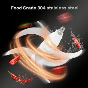 Multi-functional Household Small Electric Meat <b>Grinder</b> Stainless Steel Housing 2.1-3L Capacity 400W Power Energy Efficient Class - Product Image 6