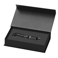 Kunden spezifisches Logo Luxus papier Medaille Abzeichen Uhren armband Verpackungs box Schlüssel ring Gürtel Brieftasche Schlüssel bund Set Geschenk box für Männer
