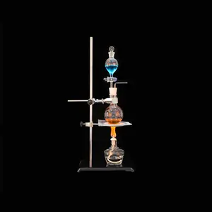 Maihun kit educacional de alta qualidade, conjunto de vidro de laboratório para ciências personalizadas, conjunto de química