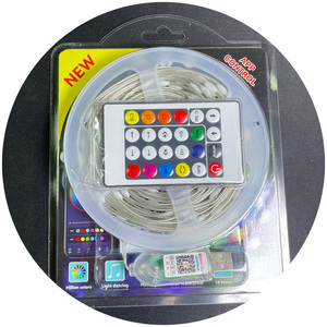 Ngoài trời IP65 5M 10M lễ hội Giáng sinh kỳ nghỉ điện thoại thông minh ứng dụng điều khiển RGB thay đổi màu sắc dẫn đèn dây - Product Image 4