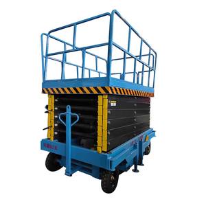 Plataforma Elevadora Hidráulica Eléctrica Telescópica Tipo Tijera Móvil para Trabajos Aéreos - Product Image 1