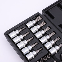 Kit d'outils multifonctionnel professionnel de 34 pièces en gros avec étui, tournevis hexagonal en forme de fleur