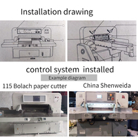 Nueva Máquina Cortadora de Papel A3/A4 Controlada por Computadora, Componentes Principales para Instalar una Máquina Cortadora de Papel