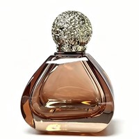 Flacon de parfum en verre de luxe en forme de goutte d'eau, 100 ml, avec logo personnalisé