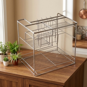 Organisateur coulissant pour assaisonnements de taille standard pour armoires étroites de cuisines commerciales et hôtelières - Product Image 1