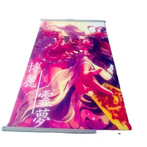 Japanese Anime Fabric Wall Scroll Poster cartoon canvas Scroll Painting