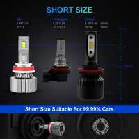 Ampoules LED pour phares de voiture Spider LED haute puissance 140W 16800Lm LED H4 H7 H11 H13 9005 9006 LED antibrouillard ND Canbus Turbos