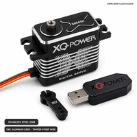 Servomoteur de voiture RC XQ-S8050D 54KG sans noyau numérique étanche à couple élevé, engrenage en acier inoxydable, aluminium CNC 8.4V OEM