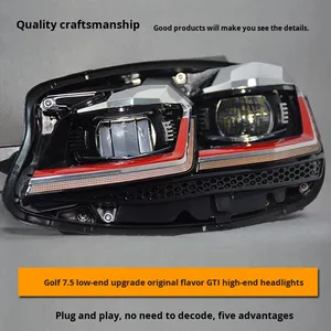 Phares LED pour <span class=keywords><strong>Golf</strong></span> <span class=keywords><strong>7</strong></span>.5/8, modèle 18-20, avec effet de lumière dynamique, design Horus, état neuf, couleur 6000K, pour salon - Product Image 5