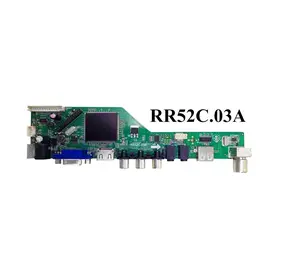 RR52C.03A UNIVERSAL LED TV MOTHER BOARD TV MAIN BOARD FOR 15-27 INCH LCD LED TV