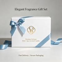 Boîte à parfum en papier pliable personnalisée, emballage cosmétique de luxe pour flacon de parfum de 30 ml et 50 ml