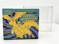 Boîte de présentation en acrylique premium pour PKMN ETB, boîte de rangement moderne avec protection UV, Elite Trainer Booster Box 5+8 mm