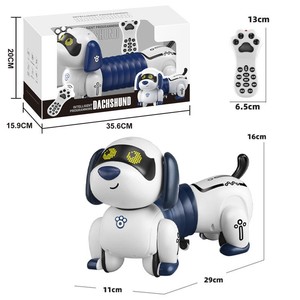 Perro Robot Teledirigido Inteligente 2026 RC Dachshund Programable con Luces y Música, Juguete Acrobático, Regalo Perfecto para Niños - Product Image 6