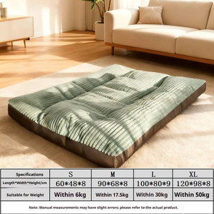 Haustier-Hütte <span class=keywords><strong>Warm</strong></span> für Winter Abnehmbar und Waschbar Universell für Alle Jahreszeiten Hundebett Katzenmatte - Product Image 6