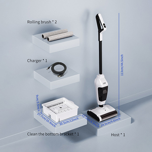 RS900 Floor Dry Wet Washing Scrubber Household <strong>Cleaning</strong> Drag Machine Automatic Floor Cleaner Electric <strong>Mops</strong> with <strong>Cleaning</strong> Bucket - Product Image 2