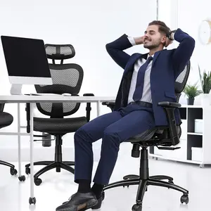 270 पौंड वजन क्षमता उच्च वापस कार्यालय जाल Ergonomic कुर्सी के लिए लंबे समय तक काम