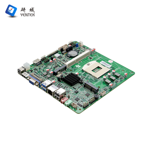 Carte mère industrielle Mini ITX Yentek PGA946 Core I3 I5 I7 4ème génération X86 NM86 Chipset VGA HD Win10 Dual Ethernet LAN - Product Image 1