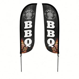 Bandera de Pluma Personalizada al por Mayor de 12 Pies de Altura, Impermeable, con Impresión Digital, Ecológica, con Asta de Aluminio - Product Image 2