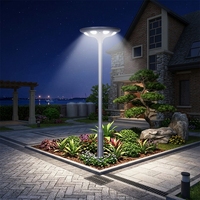 Éclairage solaire intelligent pour allées extérieures, lampadaire tout-en-un