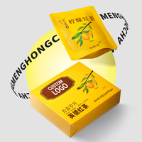Thé noir en vrac aromatisé au citron, mélange santé, boîte de 50 sachets, 250g, Xiao Meining, vente en gros