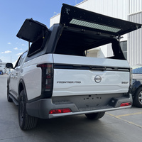 Auvent bas profil 3 portes demi-hauteur pour Toyota Hilux Rocco, en alliage d'aluminium, sur mesure OEM
