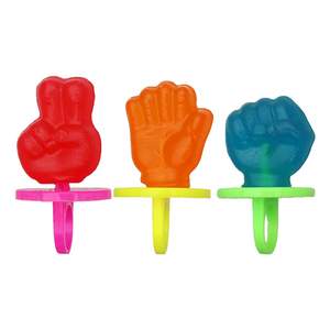 Juego de adivinanzas Tijeras-anillo en forma de tela de piedra pop piruleta juguete caramelo - Product Image 5