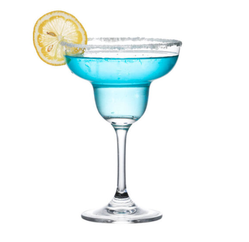 Elegant Glass Goblet Clear Cocktail Glasses Long Stem Margarita Martini Glasses