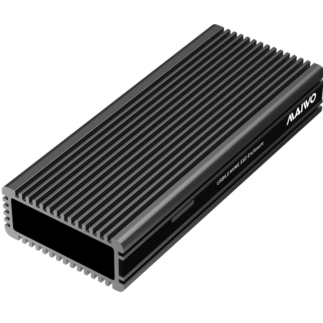 MAIWO Aluminum NVMe M.2 SSD Enclosure Case USB40 Type C Case with 40Gbps HDD Case