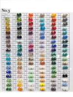 Vente chaude Antique Fil De Cuivre Enveloppé Perles Chaînes À Facettes Encre Bleu Verre 4*6mm Perlé Chapelet Chaîne