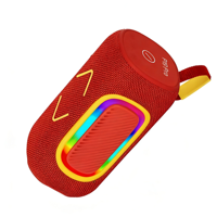 Haut-parleur d'extérieur amélioré 5.4 avec LED RGB, conception étanche, radio FM, basses puissantes, transport épaule, audio bidirectionnel, 3000-5000mAh