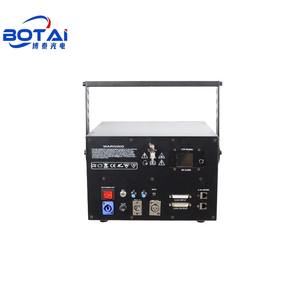 BOTAI 30W RGB lazer projektör yüksek güçlü tam renkli ışın efektleri gece kulüpleri için ses aktivasyon manzara yayan kırmızı mavi - Product Image 6