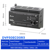 Repuestos Originales para PLC Delta DVP30EC00R3, 30 Puntos de E/S, Salida de Relé, Automatización Lógica Programable