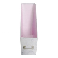 Organisateur de bureau personnalisé pour papeterie, boîte de papier carton écologique, porte-fichiers A4 et magazine, vente en gros,
