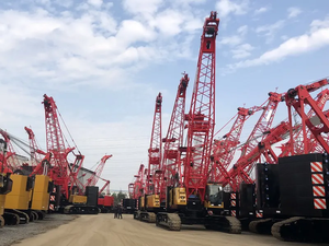 รถเครนตีนตะขาบ SCS900A ขนาด 90 ตัน แบบโครงเหล็ก 57 เมตร สำหรับงานยกในงานก่อสร้าง - Product Image 2